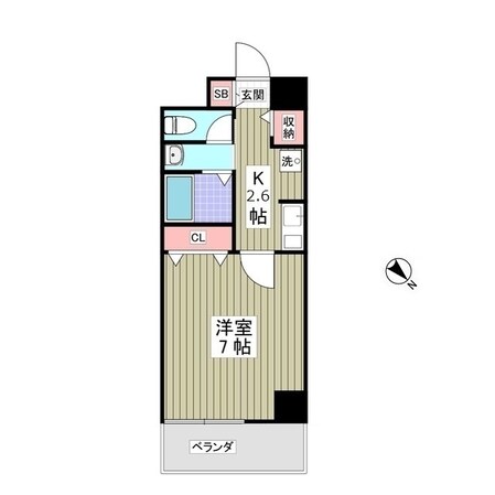 ファージェ立石の物件間取画像